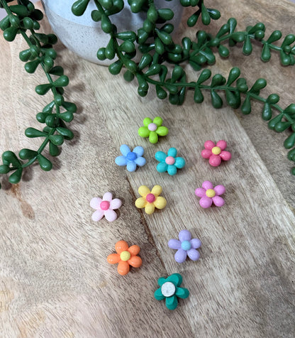 Tiny Flower Fridge Magnets -10pack