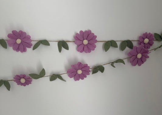 Felt Daisy Bunting