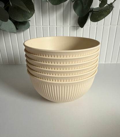 Wheat Straw Dinnerware Set (18 piece-Beige)