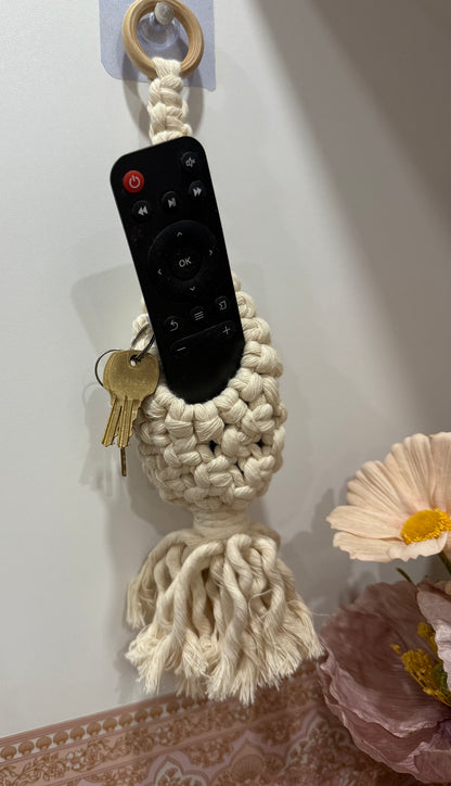 SALE- Macrame Wall Hanging Pouch