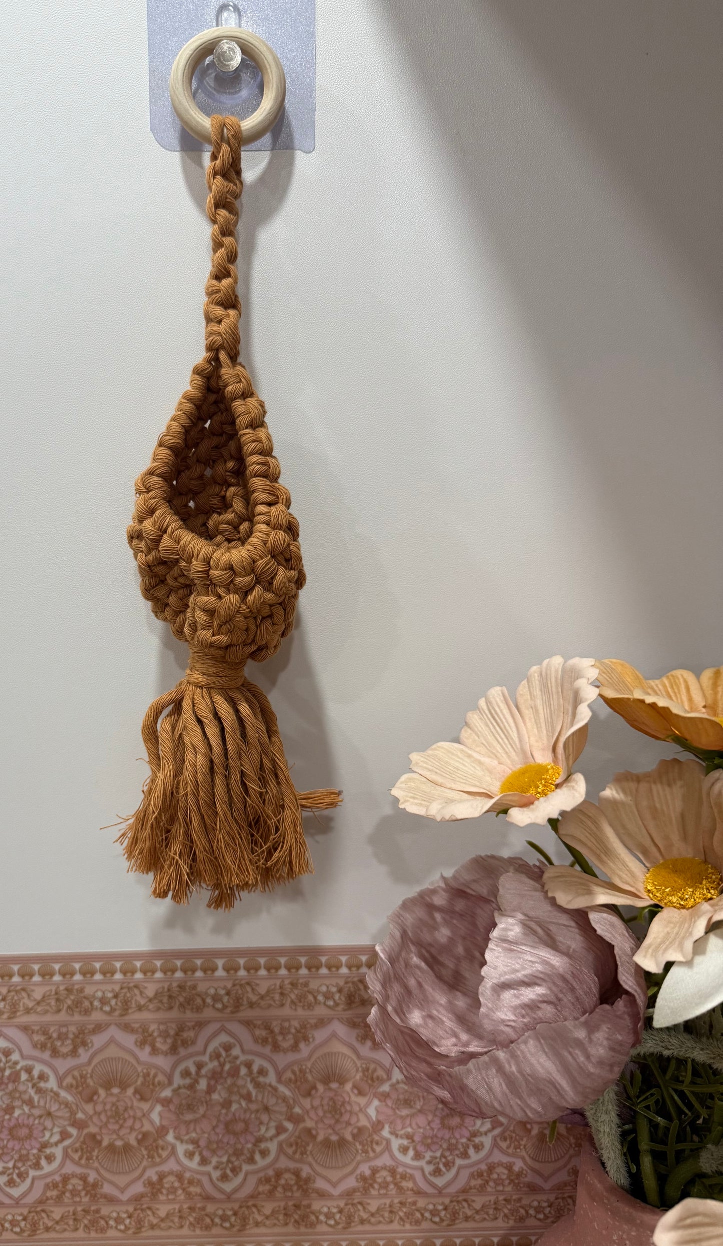 SALE- Macrame Wall Hanging Pouch