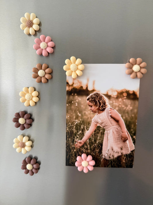 Flower Fridge Magnets -10pack