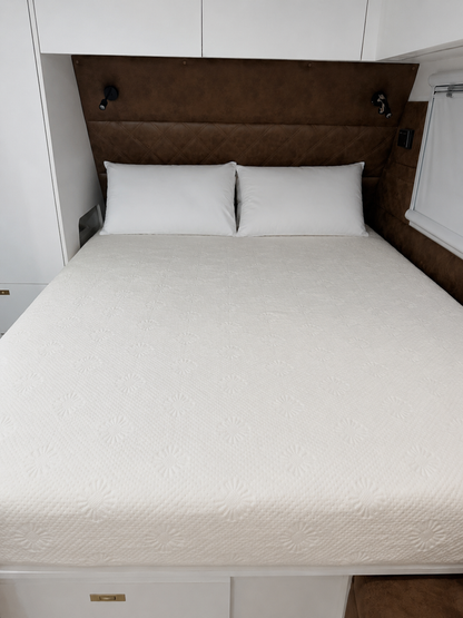 Bamboo Waterproof Mattress Protector- Caravan Queen