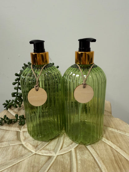 Dispenser Bottles - Green 2 Pack