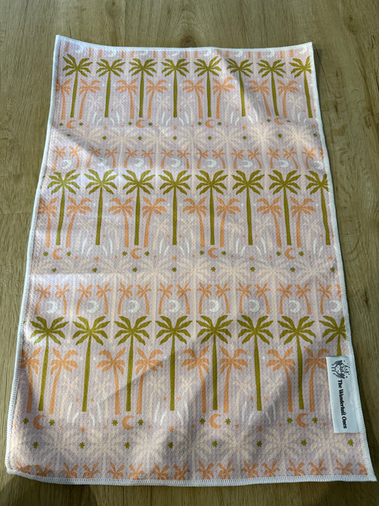 Quick Dry Tea Towel - Palm Dreamer