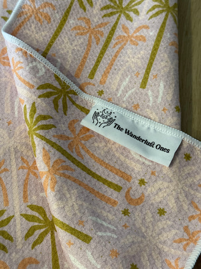 Quick Dry Tea Towel - Palm Dreamer