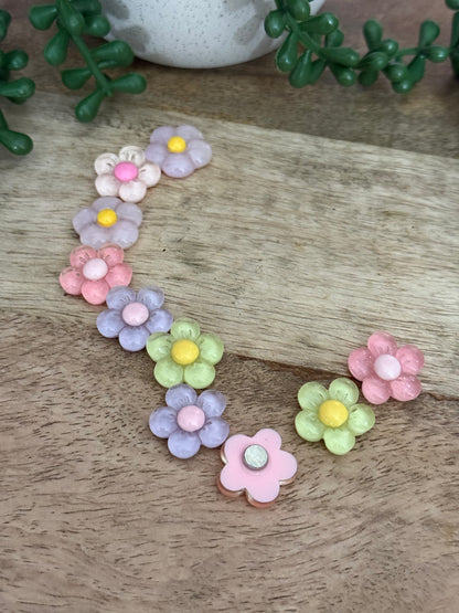 Tiny Flower Fridge Magnets -10pack