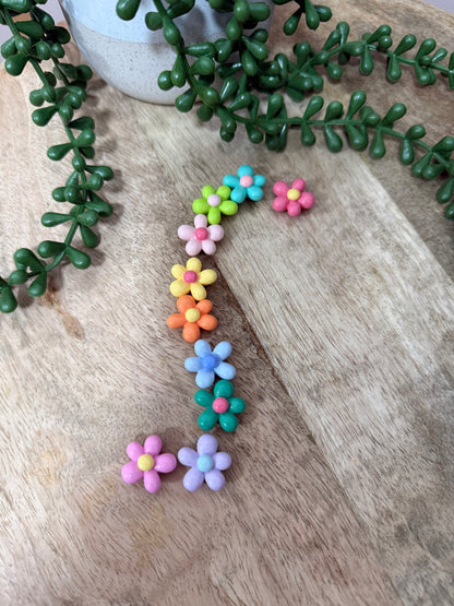 Tiny Flower Fridge Magnets -10pack