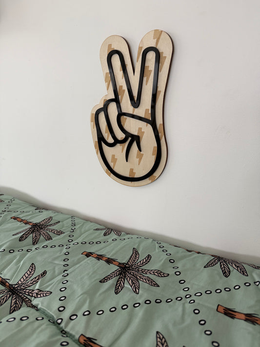 Lightning Peace Wall Art