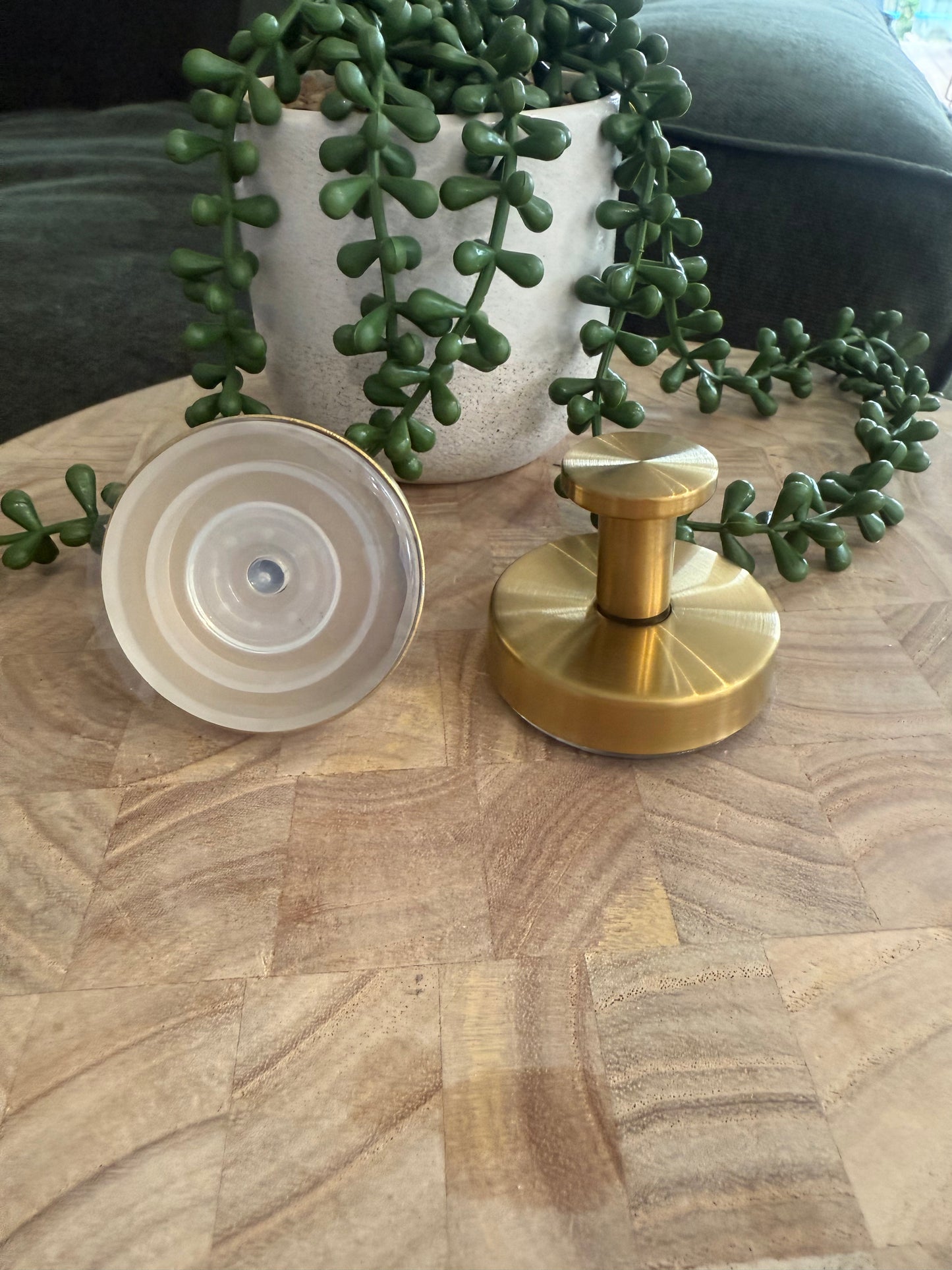 Brass Suction Hooks (set of 2)