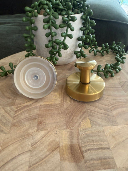 Brass Suction Hooks (set of 2)