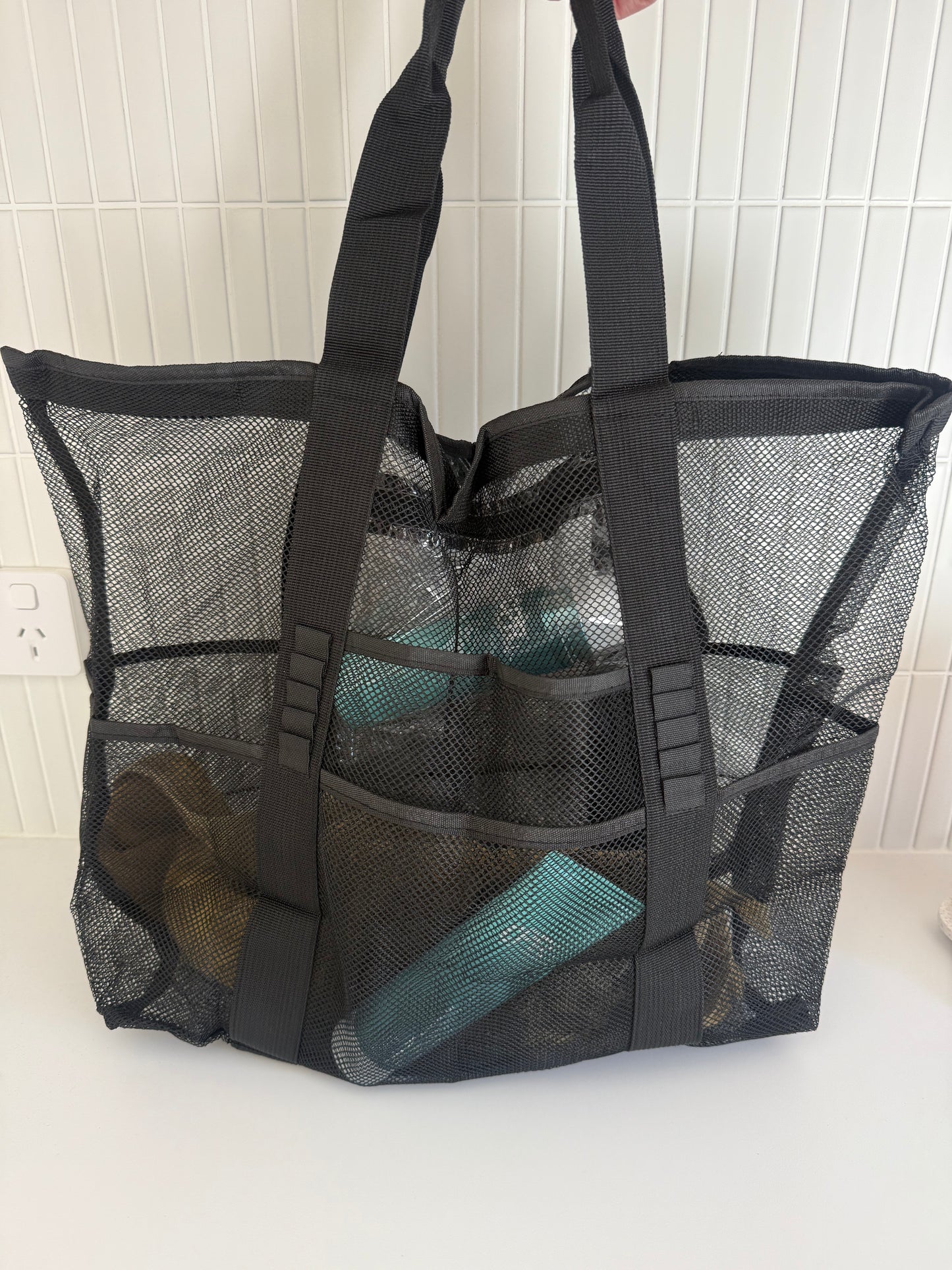 Portable Shower Caddy Bag - Black