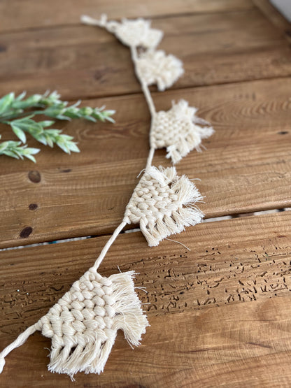 SALE - Macrame Bunting