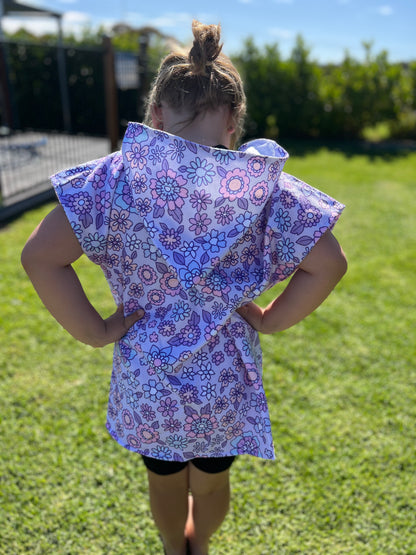 Kids “Ellora” Poncho towel