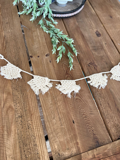 SALE - Macrame Bunting